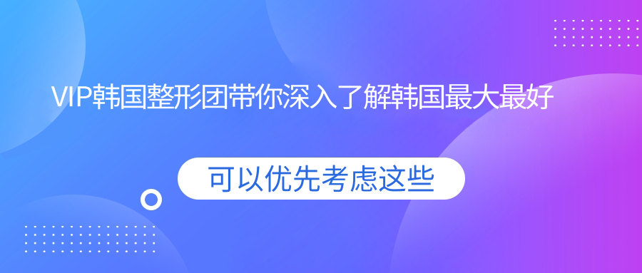 VIP韩国整形团