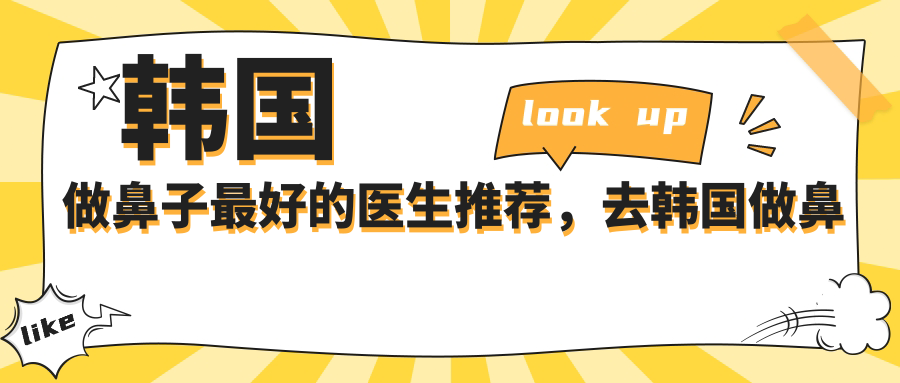 韩国做鼻子最好的医生推荐,去韩国做鼻子的首选专家