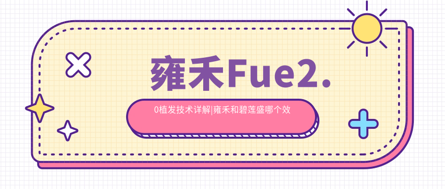 雍禾Fue2.0技术详解 雍禾Fue2.0技术详解